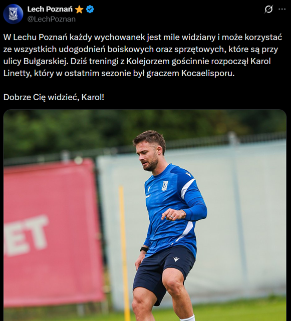 POTWIERDZONE! Karol Linetty trenuje z TYM KLUBEM Ekstraklasy!
